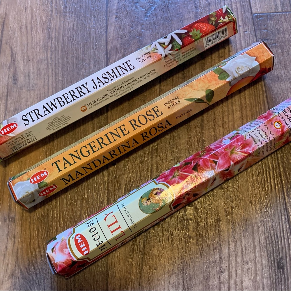 ☀️3 for $24☀️ HEM Incense Sticks- 3 pack